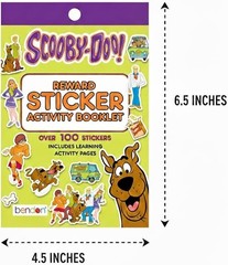 Creative Fun with Scooby Doo 4″ x 6″ Stickers & Coloring Pad – 100+ Stickers