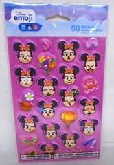 American Greetings Disney Emoji Puffy Stickers Disney Minnie Mouse 2 Shts 50 Pcs