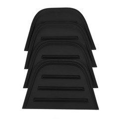 4Pcs Home Use Luggage Corner Trim Black Lightweight Suitcase Edge Covers