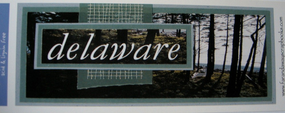 Far & Away Cardstock titles STATES & COUNTRIES~Several to choose from! BN