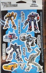 NOS lot of 3 Transformers Stickers 1 Sheet 2010 Pkg and 2 Flip Packs 2011