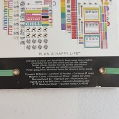 The Happy Planner Me & My Big Ideas Planner Stickers 1009 Pieces 2018 Used *READ