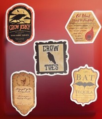 Retro Witchy Halloween Apothecary Bottle Potion Labels (5 Sticker) B