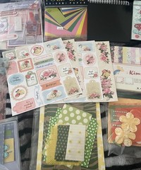Assorted Goodies Scrapbooking & Card Making Supplies