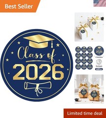 Graduation Stickers 2026 – Class of 2026 Stickers 60Pcs 1.75» Graduation Env…