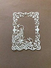 Butterfly frame die cut embellishments 6 pcs 3-7/8″ x 2-3/4” Scrapbook Cards