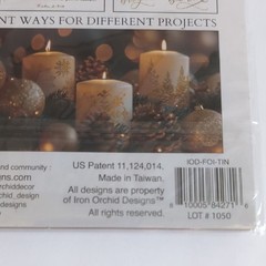 IOD Retired Christmas Gilded Transfer 2024 – Tinsel. Iron Orchid Designs