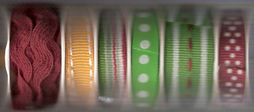 CHEER ME UP DECORATIVE RIBBON DAISY D’S 2 1/2 YARDS EACH DESIGN, 6 DESIGNS