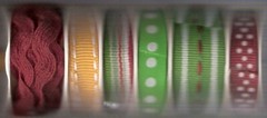 CHEER ME UP DECORATIVE RIBBON DAISY D’S 2 1/2 YARDS EACH DESIGN, 6 DESIGNS
