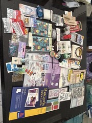 Huge Mixed Scrapbooking Craft Supply Lot K&Co Embellishments Shrink Film NOS