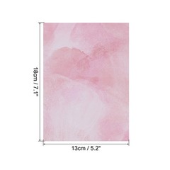 7.1×5.2″ Scrapbook Texture Paper with Mesh Fabric, Pink 15pcs