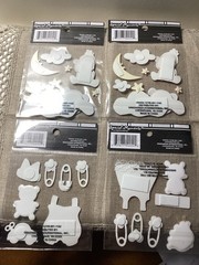 Special Moments Scrapbooking Sticker Embellishments Baby Girl & Baby Boy Theme