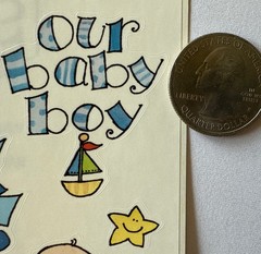 LITTLE PRINCE Stickers(11pc) Frances Meyer…Boy…Baby…Children…Newborn…Card Making