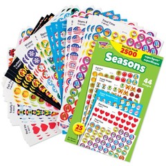 Trend Seasons SuperSpots SuperShapes Variety Pack Classroom 2500 Count