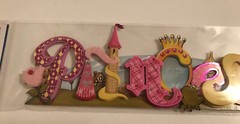 Karen Foster Dimensional Stacked Statement Stickers Scrapbook Princess New