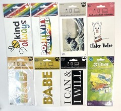 Mixed Lot of 6 Sandy Lion Decal Sticker Full Color Various Themes