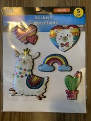 JOT 3D FOIL METALLIC STICKERS!!