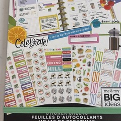 The Happy Planner Me & My Big Ideas Planner Stickers 1009 Pieces 2018 Used *READ