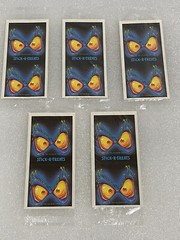 Hallmark Halloween Stick R Treats Monster Witch JOL Stickers 1983 New 21 Sheets