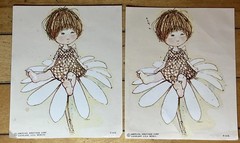 Vintage 1970s Holly Hobby Decals LOT of 4 New Sealed American Greetings