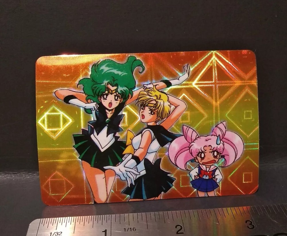 Vintage Stickers Sailor Moon Prism Vending Machine Sticker Card Manga VTG 90s