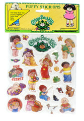 Cabbage Patch Kids Puffy Decal Stickers Stick-ons 1983 Sealed New