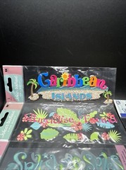 Jolee’s Boutique Lot 8 VACATION DAY HONEYMOON BEACH TRIP CARIBBEAN 3D Stickers