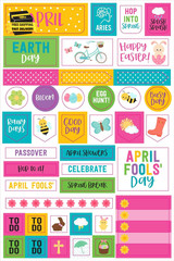 Essentials Month by Month Planner Stickers (Set of 475 Stickers) ⭐️⭐️⭐️⭐️⭐️