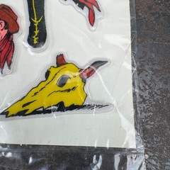 Lone Ranger Puffy Stickers #8158 A 1980 Imperial Top Corporation NEW OLD STOCK