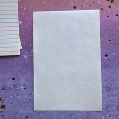 Vintage 80s 90s Hallmark Cards Inc. Music Note Stationary Paper Three Sheets Lot
