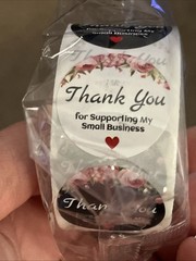 Thank You stickers 3,000 Stickers, Multi Color And Design. New Sealed
