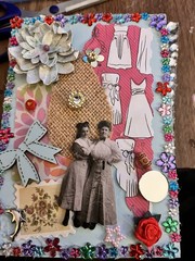 Junk Journal /scrapbook! 5 Vintage Junk Journal Ephemera. 5 Cards W/ Envelopes.