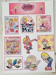 Lizzie McGuire Sticker Sheet+ 3” Magnet
