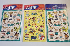 3 Pkgs. 1997 Nickelodeon RUGRATS Stickers 12 Sheets American Greetings NIP