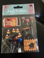 Jolee’s Boutique 18 pc Scrapbook Stickers HALLOWEEN CANDY TRICK OR TREAT FREE SH