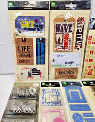 HUGE LOT NEW MAKING MEMORIES SCRAPBOOK PAPER CRAFT LOT 12 PACKS MIX MEDIA