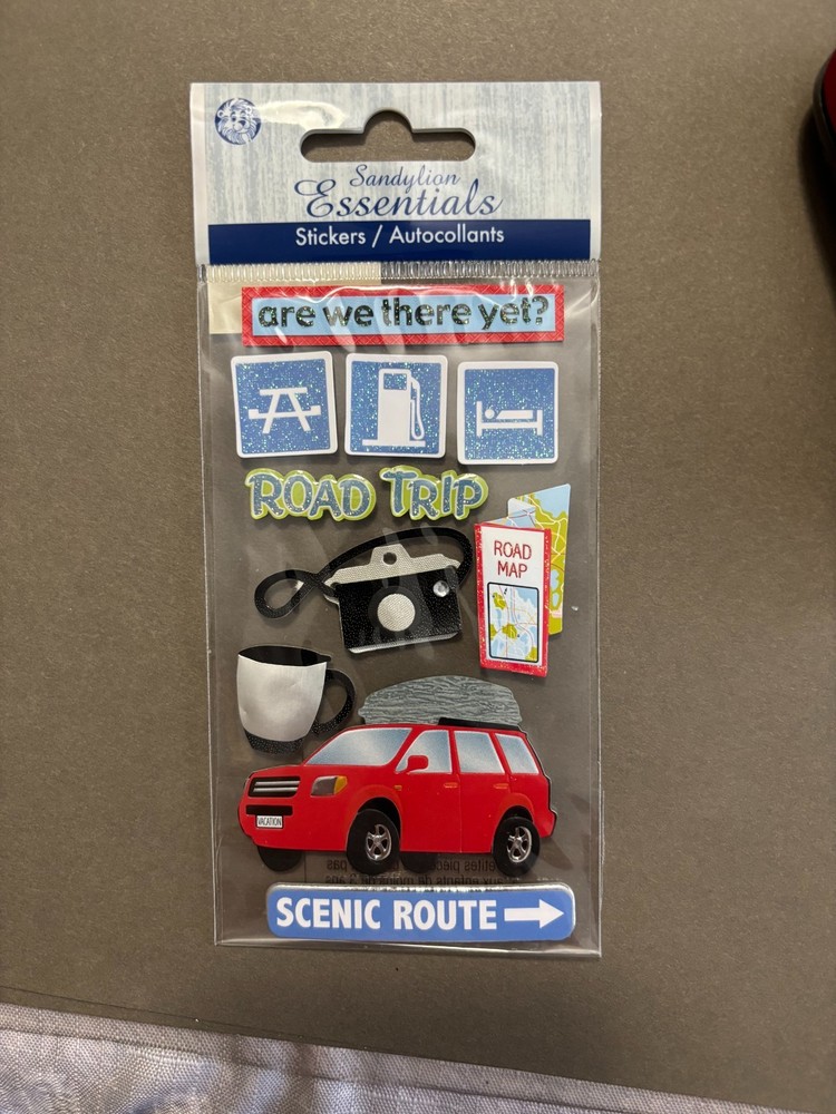 Sandylion Are We There Yet Road trip Stickers
