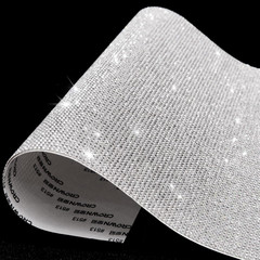 Bling Crystal Rhinestone Sheets Self Adhesive, Glitter Rhinestone Sheet for Car