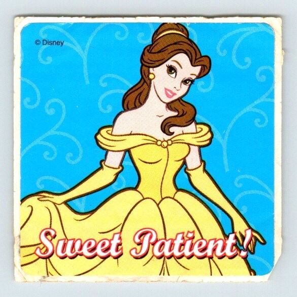 Smile Makers Sticker BELLE 2.5″ X 2.5″ Sticker Disney Princess SD38 b