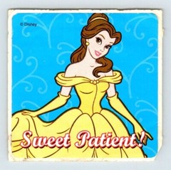 Smile Makers Sticker BELLE 2.5″ X 2.5″ Sticker Disney Princess SD38 b