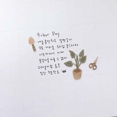 FLOWER CAFE – Adorable scrapbooking sticker