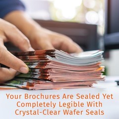 Crystal Clear Round Stickers – 5000 Non-Perforated Seals