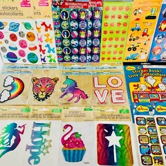 269+ STICKERS Star Heart Animal Rainbow Smiley Face Bird Water Sea Life