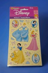 NEW Sandylion DISNEY Princess Cinderella, Aurora, Snow White Stickers NIP
