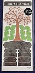 The Paper Studio STICKABILITIES Chalk Stickers – FAMILY TREE – 23 pcs
