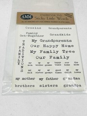 All My Memories Sticky Little Words Set Of 2, Boy Oh Boy and My Family Tree