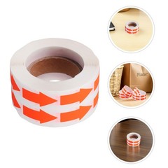 2 Rolls Fluorescent Arrow Stickers Labeling Colored Labels Floor Glow