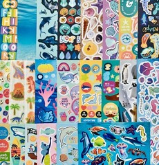 5999+ STICKER Gift Set All Themes Seasons Kids Teens Girls Boys Teachers Books +