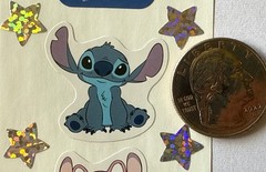 STITCH Stickers(14pc)Hawaiian Girl•Cartoon•Lilo•Disney•Fugitive Alien•Stars•￼
