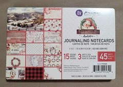 Prima Christmas In The Country A4 Paper Pad And 4×6 Journaling Note Cards Lot
